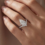 Witgoud ringen met 2.42ct Diamant ( IGI Gecertificeerd )